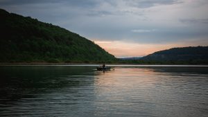 Lac de Chambly le soir